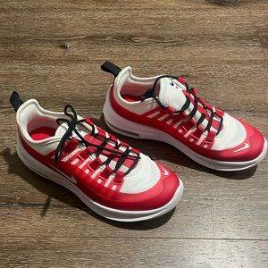 Nike Air white red sneakers boys size 4.5Y